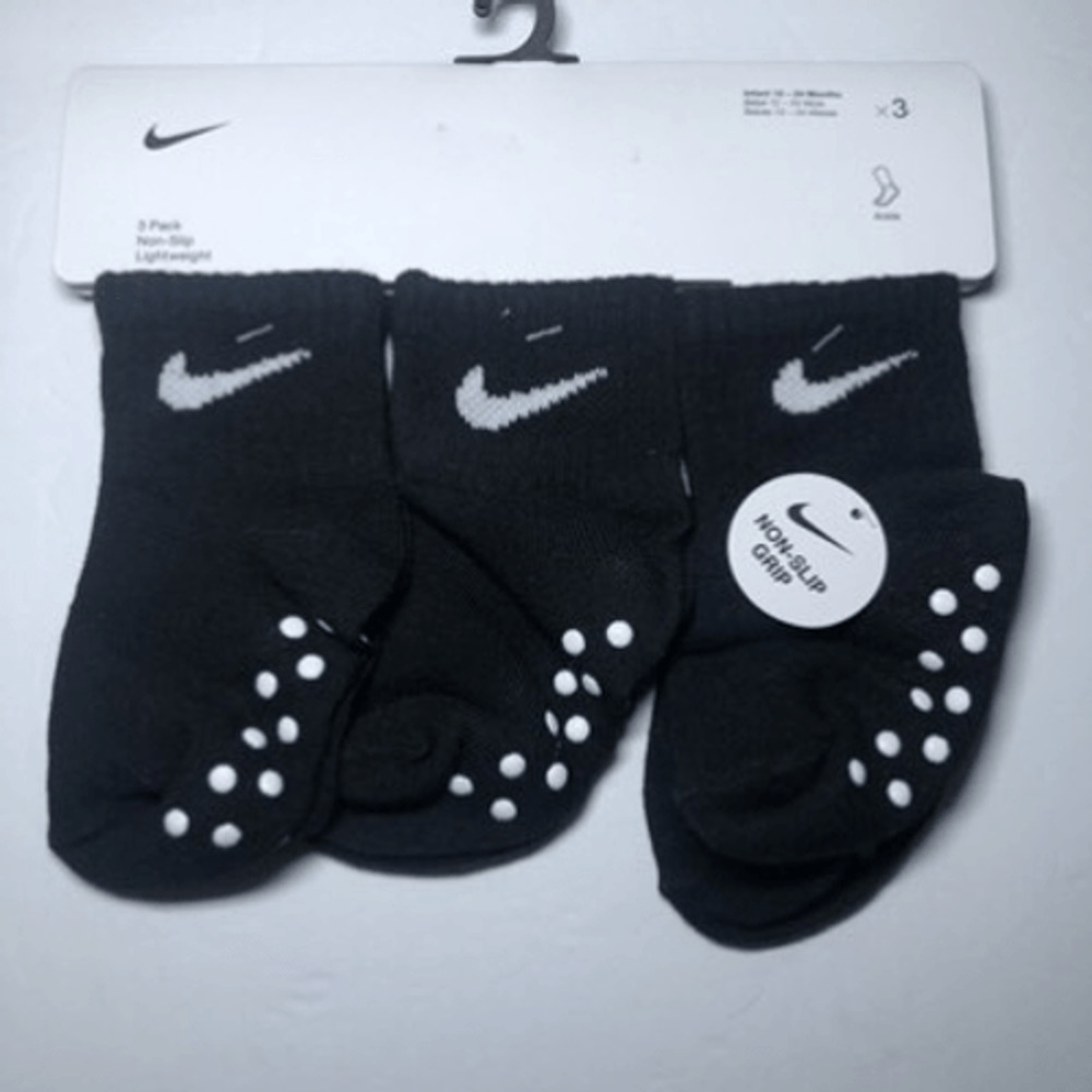 Nike Baby Ankle Gripper Socks 3-pack 12-24 months